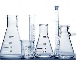 Instrumentos e vidrarias de laboratório