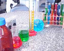 Vidrarias de laboratório químico