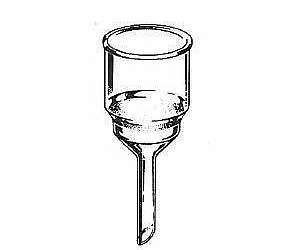 Funil de vidro para laboratório Funil de vidro para laboratório